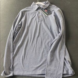 Vineyard Vines Boys Edgartown Striped Shirt SZ XL
